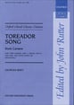 Toreador Song TTBB choral sheet music cover
